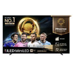 Hisense 100U7QTUK TV 2.54 m (100") 4K Ultra HD Smart TV Wi-Fi Black 450 cd/m²