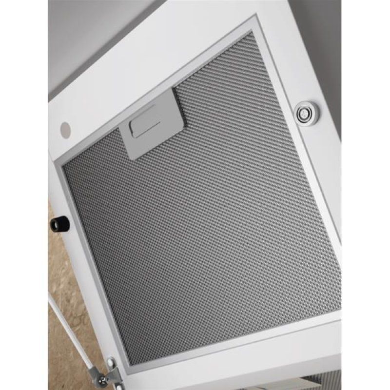 Hotte décorative verticale 60 cm - Série 600 - Couleur:Blanc - Design v *