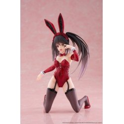 Date A Live V statuette PVC Desktop Cute Figure Kurumi Tokisaki Bunny Ver. 13 cm