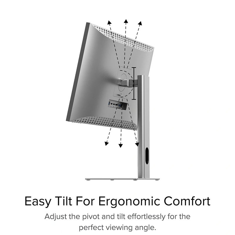 Alogic Clarity Pro Touch 27 UHD 4K Monitor with 65W 8MP Webcam