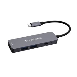 VERBATIM HUB USB-C MULTIPORT 4PORT