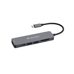 VERBATIM HUB USB-C 6PORT SD MICROSD