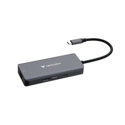 VERBATIM HUB USB-C 6PORT RJ45
