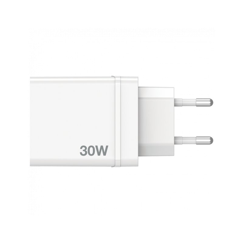 Chargeur secteur Verbatim GaN 3x ports USB-A 1x port USB-C 30W (Blanc)