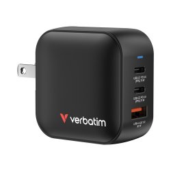 VERBATIM CHARGEUR GAN 70W 3 PORTS
