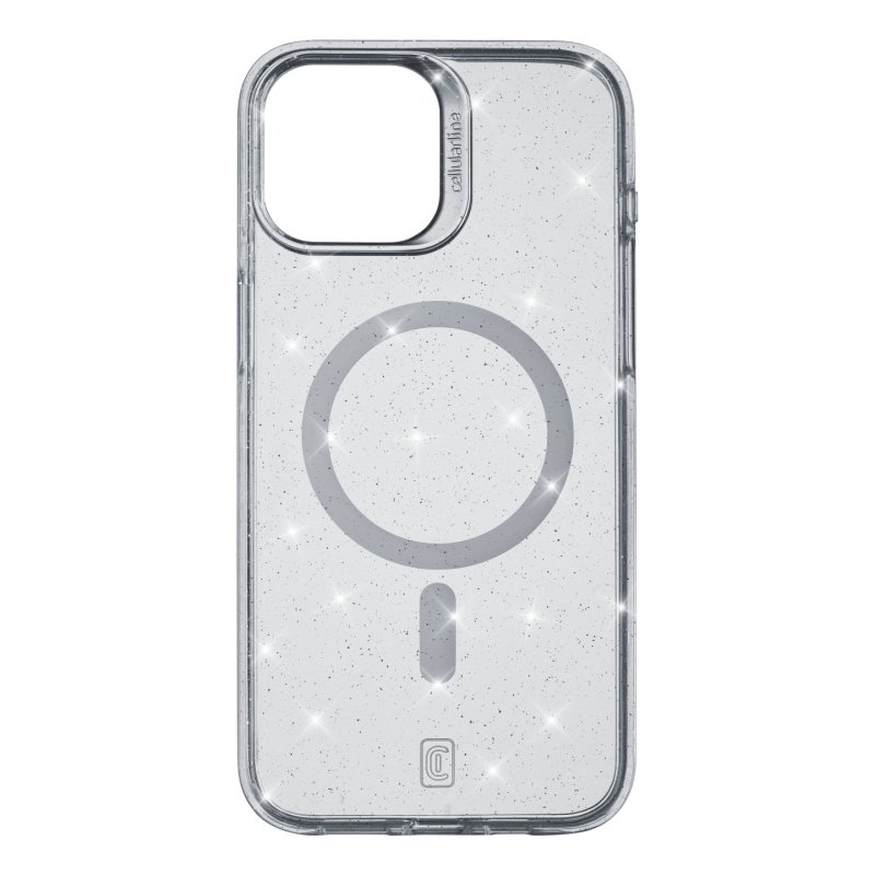 Cellularline Sparkle MagSafe Case MAG iPhone 15 trans.