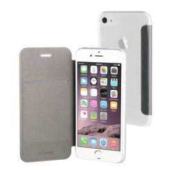 Muvit MUFLC0015 coque de protection pour téléphones portables 11,9 cm (4.7") Folio Noir, Transparent