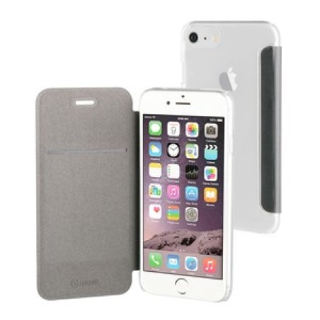 Muvit MUFLC0015 coque de protection pour téléphones portables 11,9 cm (4.7") Folio Noir, Transparent