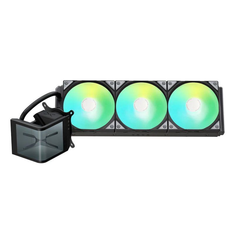 STOCK3 - TRYX PANORAMA SE ARGB 360 Komplett-Wasserkühlung, 3D-AMOLED-Display - 360mm, schwarz