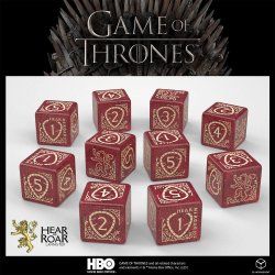 Game of Thrones pack dés Lannister 10xD6 (10)