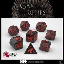 Game of Thrones pack dés Targaryen (8)