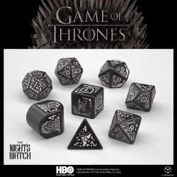 Game of Thrones pack dés Night's Watch (8)
