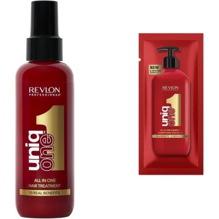 Revlon Professional UniqOne Mask Spray Without Rinse 150ml Nourishing and Repairing Hair Care UniqOne Shampoo Sample