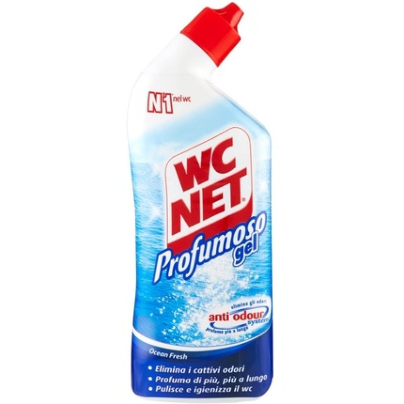 Wc Net – Toilet Cleaner, Profumoso Gel, Eliminates Odors, 700 Ml, Fragrances