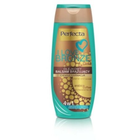 Perfecta I Love Bronze Oil Bronzing Lotion 4in1 Dark Tan 250ml