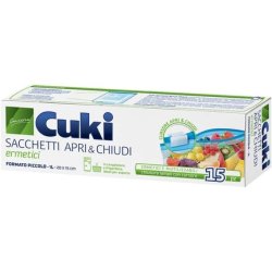 Cuki Picooli Airtight Open and Close Bags 1L - Pack of 15