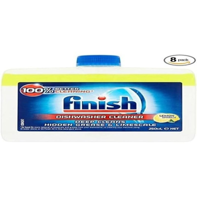 Finish Dual Action Dishwasher Cleaner Lemon Sparkle 250ml