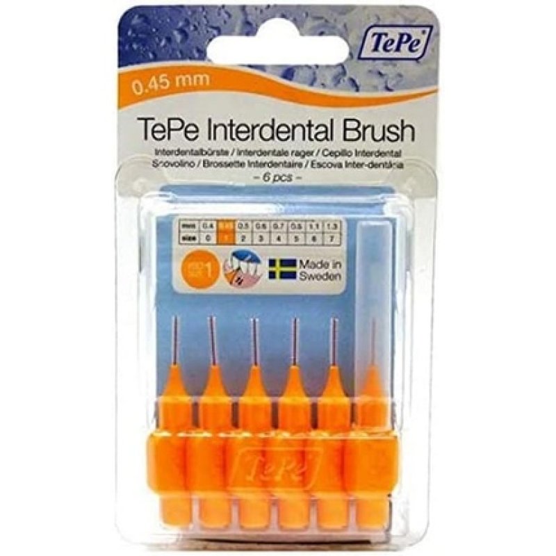 TePe Interdental Brushes Orange 0.45mm