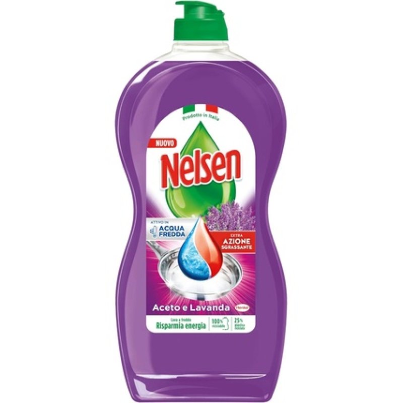 Nelsen Lavender Hand Dishwasher Basic Grease Remover with Refreshing Effect on Dishes 850ml