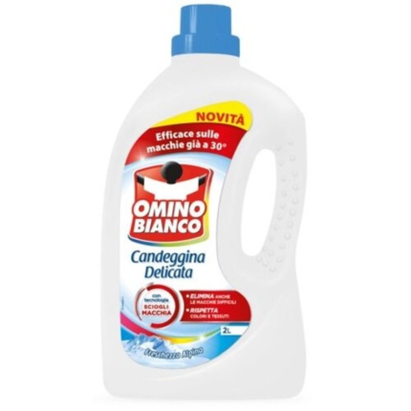 Omino Bianco Candeggina Delicata Per Bucato Freschezza Alpina 2000ml