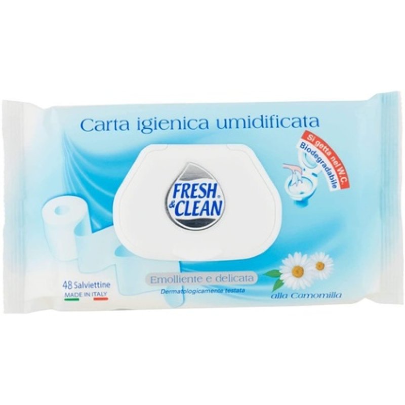 Fresh Cl Carta Igienica Umidif Pop-Up X48 C12x14x6
