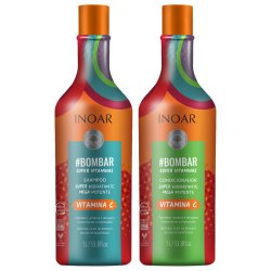 Inoar Bombar Shampoo and Conditioner Kit 1000ml