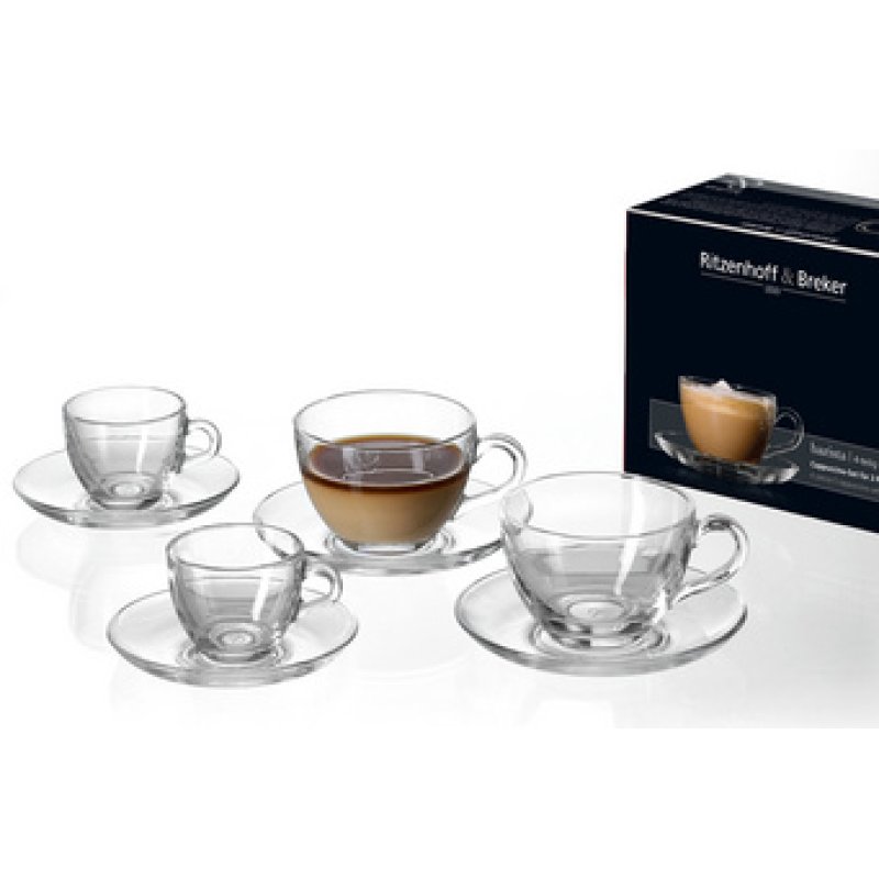 Ritzenhoff & Breker Service à capuccino BARISTA, 4 pièces