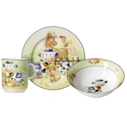 Ritzenhoff & Breker Vaisselle ANIMAUX DE LA FERME, 3 pièces