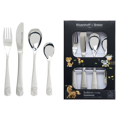 Ritzenhoff & Breker Couverts ANIMAUX DE LA FERME, 4 pièces