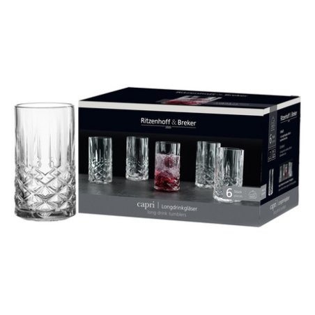 Ritzenhoff & Breker Verre à long drink CAPRI, 0,36 l