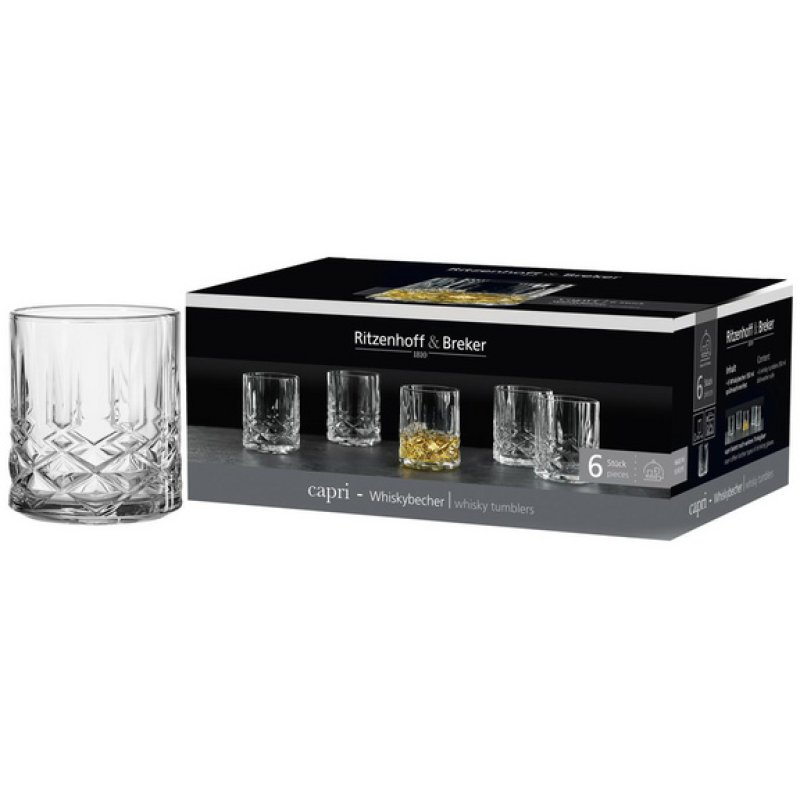 Ritzenhoff & Breker Verre à whisky CAPRI, 0,35 l