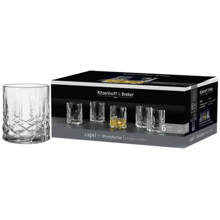 Ritzenhoff & Breker Verre à whisky CAPRI, 0,35 l