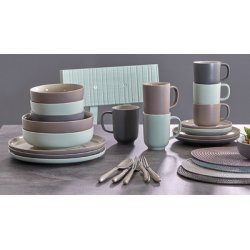 Ritzenhoff & Breker Service de table JASPER, 8 pièces, gris