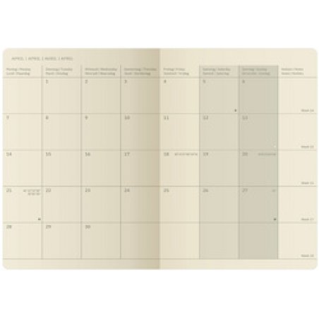 sigel Agenda de poche Conceptum 2026, env. A6, bleu