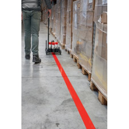 DURABLE Chariot de marquage au sol DURALINE EasyTrack, noir