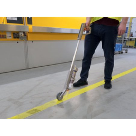 DURABLE Canne de marquahe au sol DURALINE EasyTrack S, gris