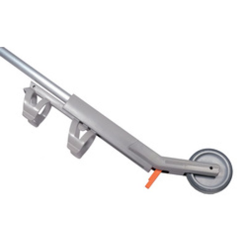 DURABLE Canne de marquahe au sol DURALINE EasyTrack S, gris