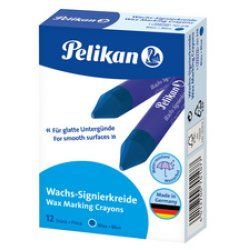 Pelikan Crayons de cire à marquer 772, bleu, diamètre: 12 mm