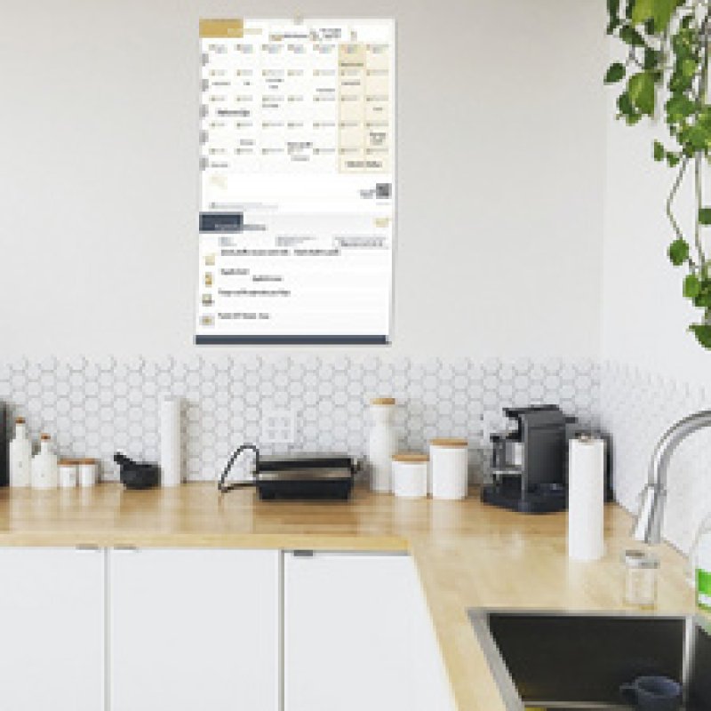 QUO VADIS Calendrier FAMILY PLANNER MENSUEL, 2025/2026