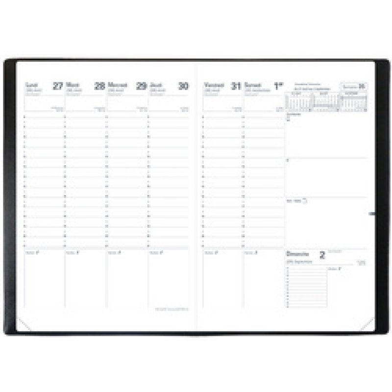 QUO VADIS Agenda Planning SD, 2025/2026, Club, 16 mois,rouge