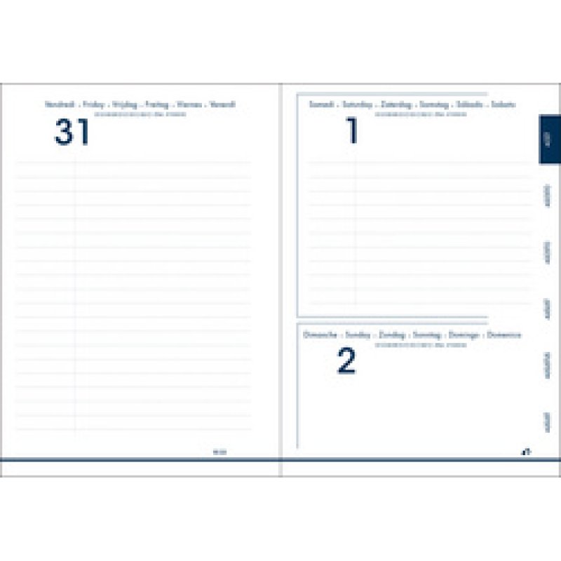 QUO VADIS Eurotextagenda PASTEL, 2025/2026, parme