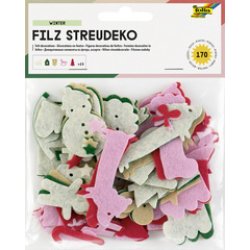 folia Décoration en feutre "Hiver", 170 pièces