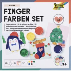 folia Kit de gouache aux doigts "HIVER"
