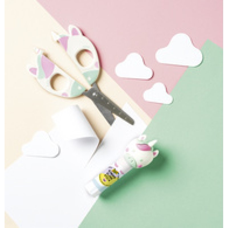 folia Ciseaux RAINBOW, ronds, longueur: 160 mm