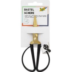 folia Ciseaux, pointus, longueur: env. 145 mm, or rose