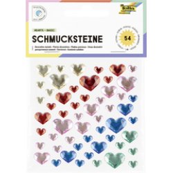 folia Pierre décorative HEARTS PASTEL, autocollant