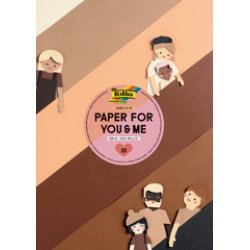 folia Bloc de papier et carton de couleur "Shades of Grey"