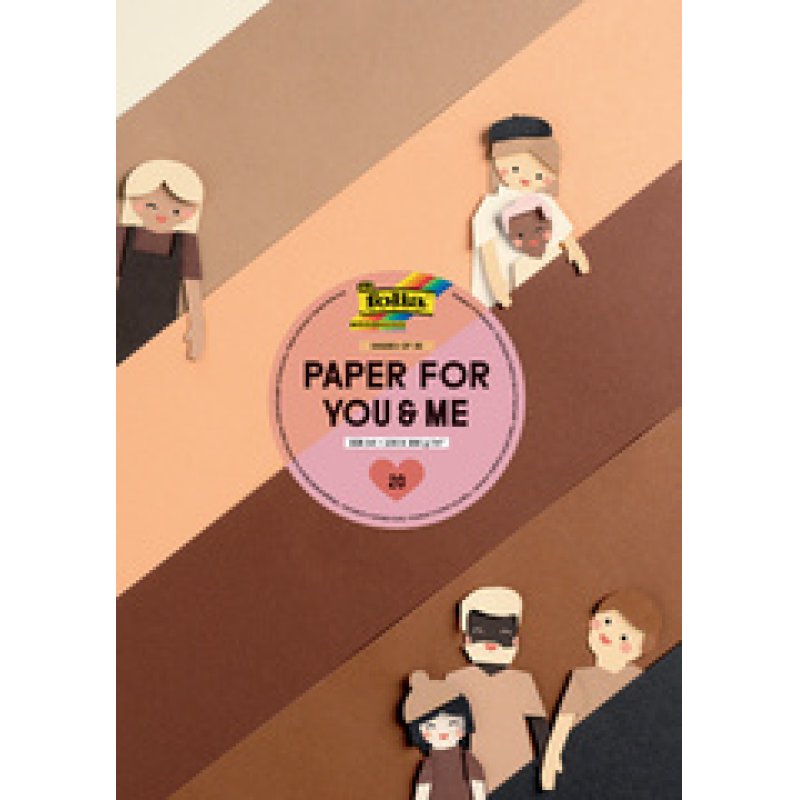 folia Bloc de papier et carton de couleur "Shades of Grey"