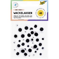 folia Oeil vacillant, mélange, taille: M, autocollant