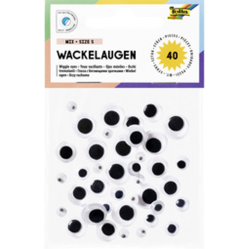 folia Oeil vacillant, mélange, taille: S, autocollant